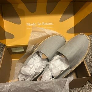 Soludos gray espadrilles- brand new